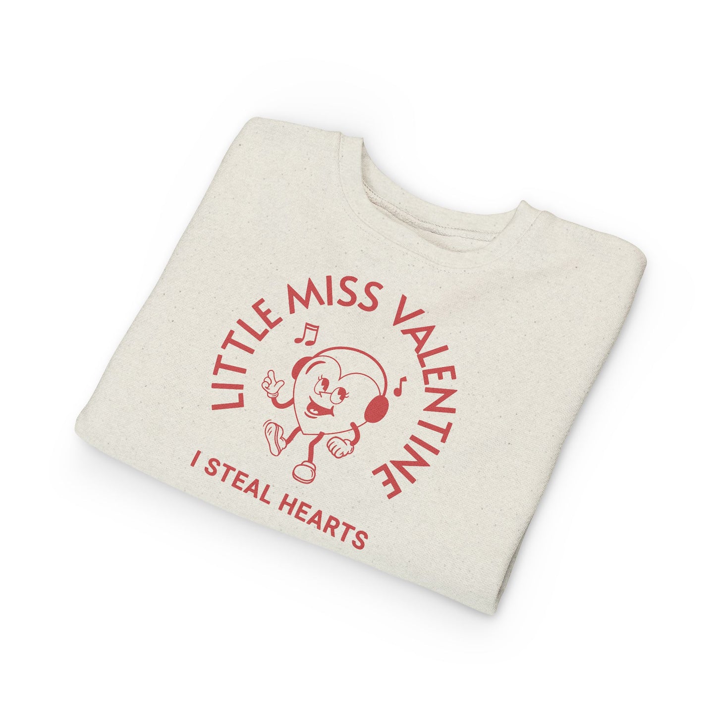 Little Miss Valentine Toddler Sweatshirt