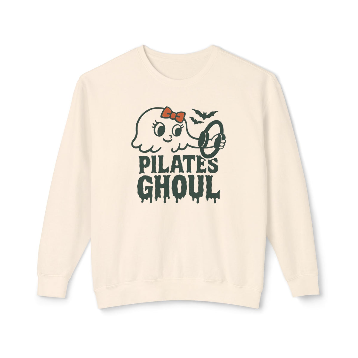 Pilates Ghoul Lightweight Comfort Colors Sweatshirt