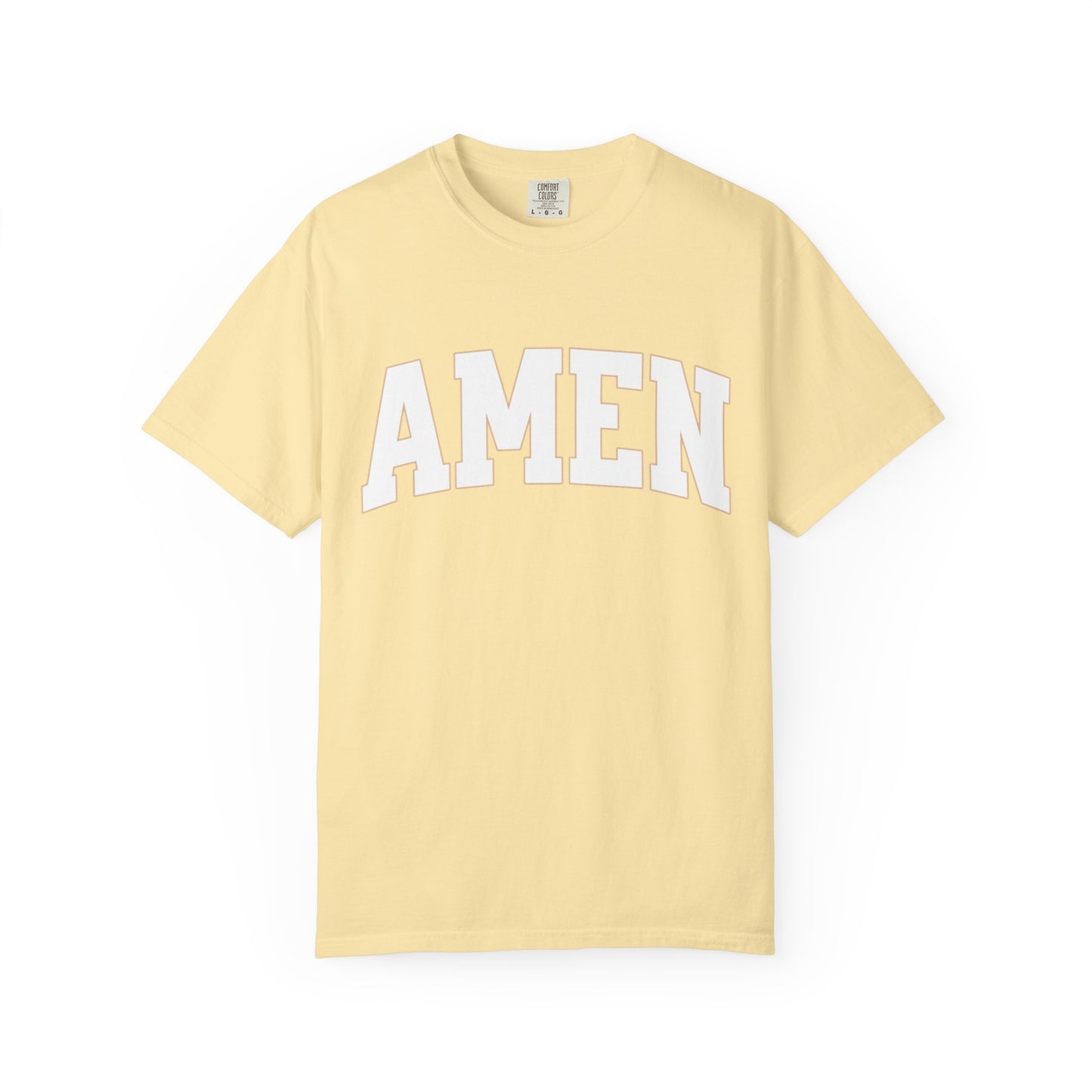 Varsity Amen Comfort Colors T-Shirt