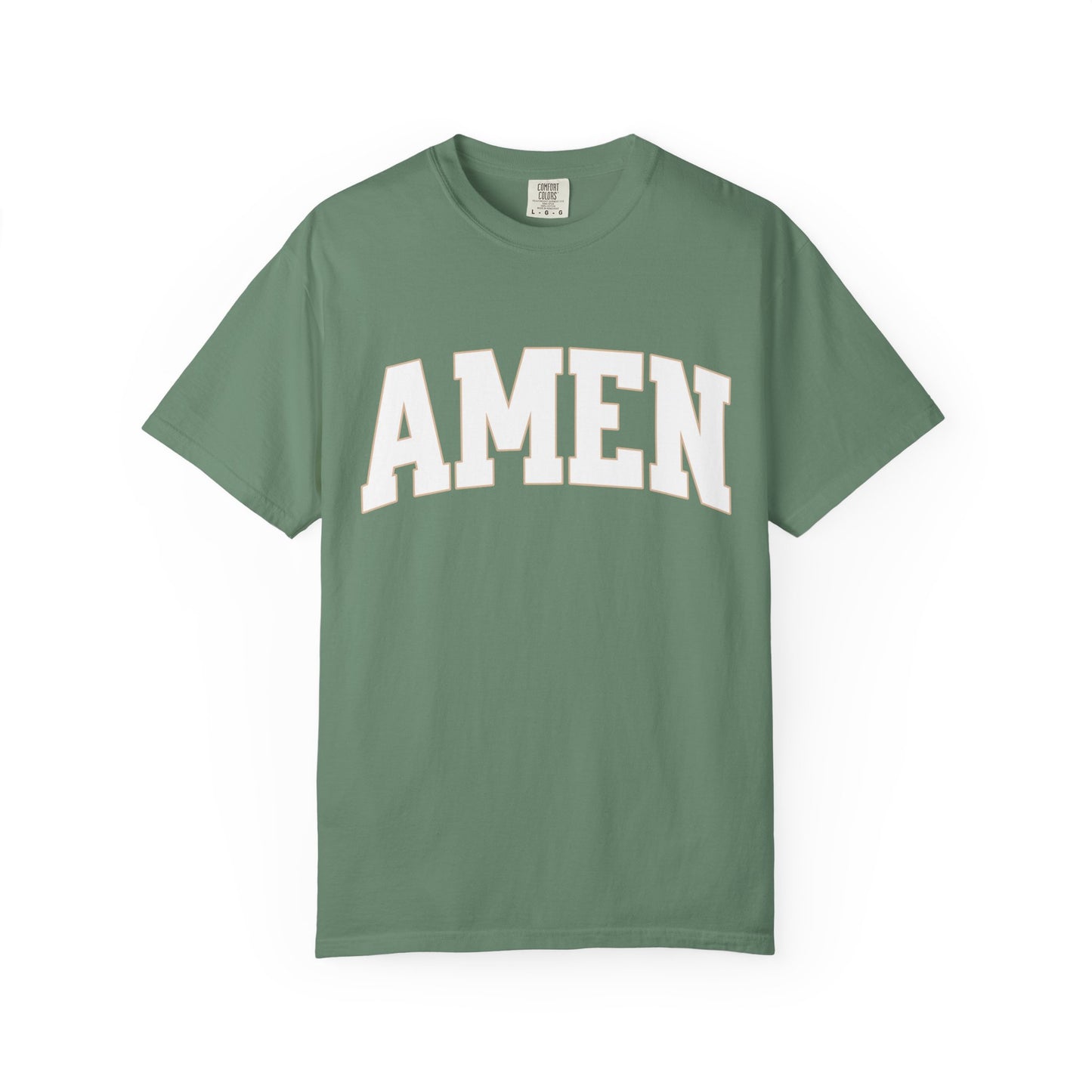 Varsity Amen Comfort Colors T-Shirt