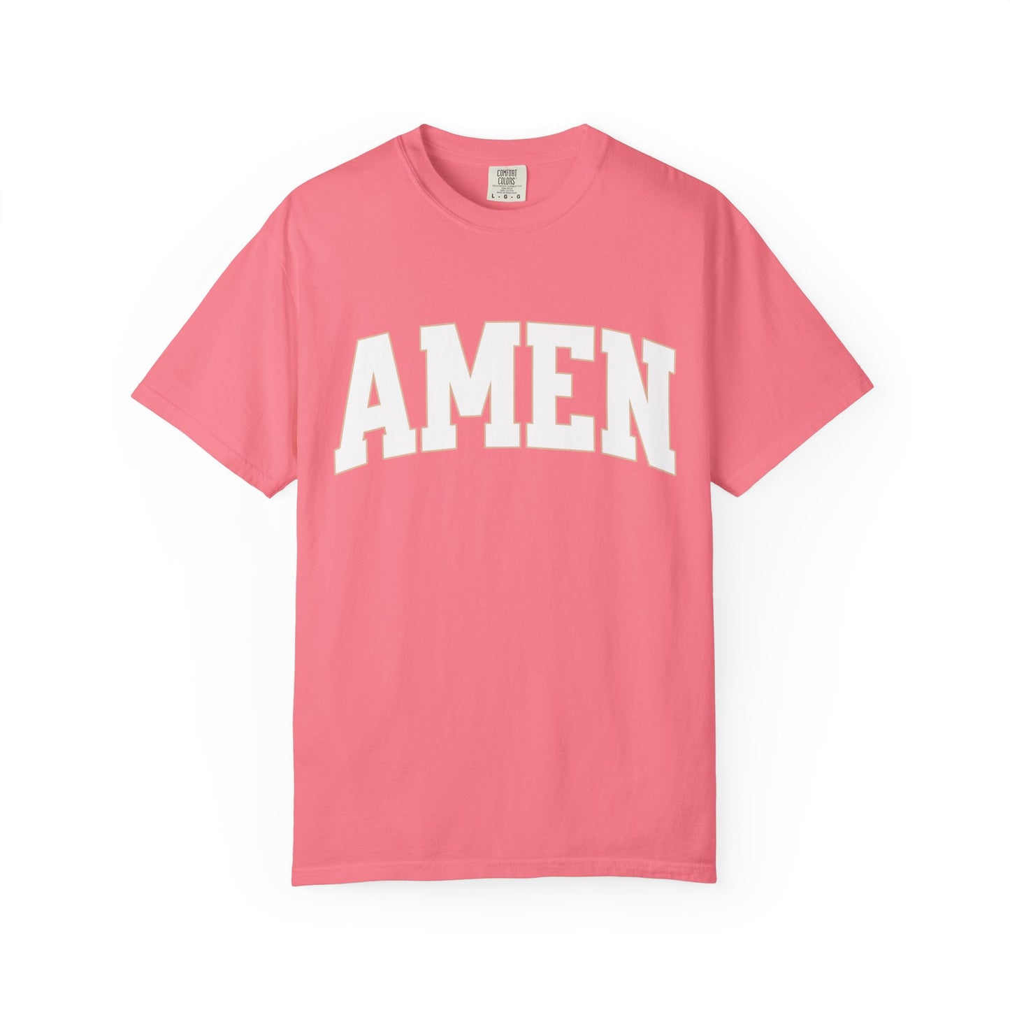 Varsity Amen Comfort Colors T-Shirt