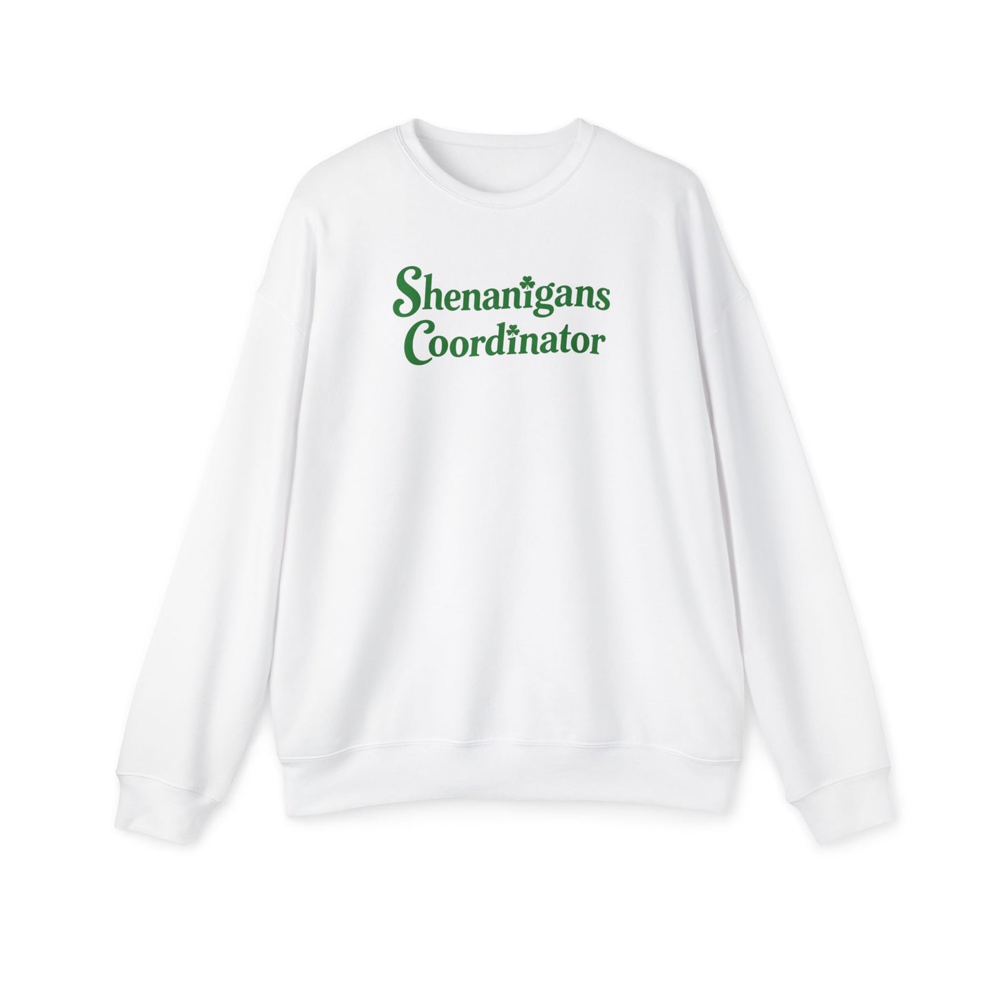 Shenanigans Coordinator St. Patrick's Day Crewneck Sweatshirt