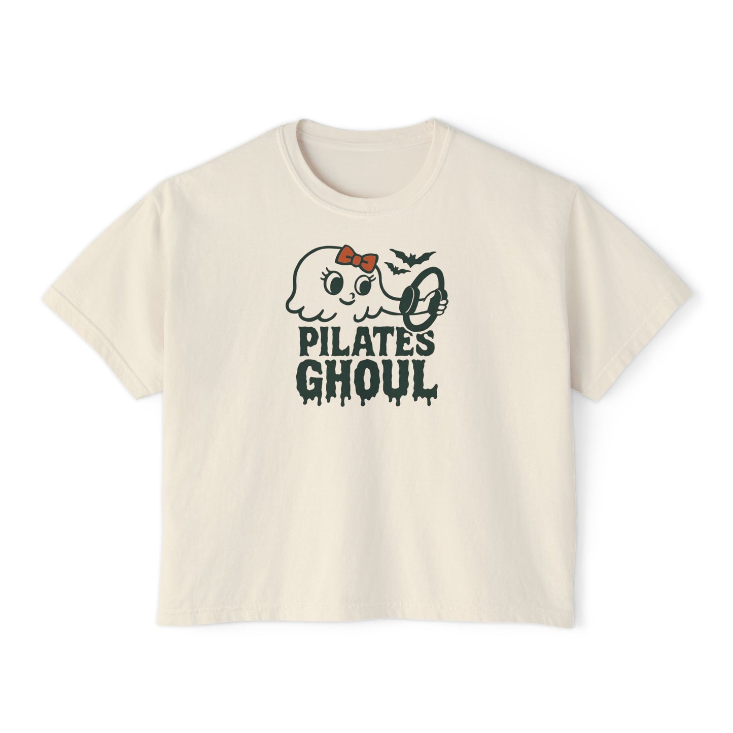 Pilates Ghoul Halloween Comfort Colors Mid Length Tee