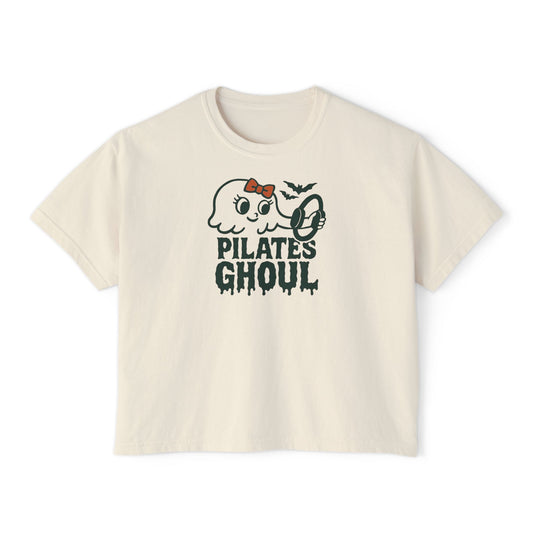 Pilates Ghoul Halloween Comfort Colors Mid Length Tee