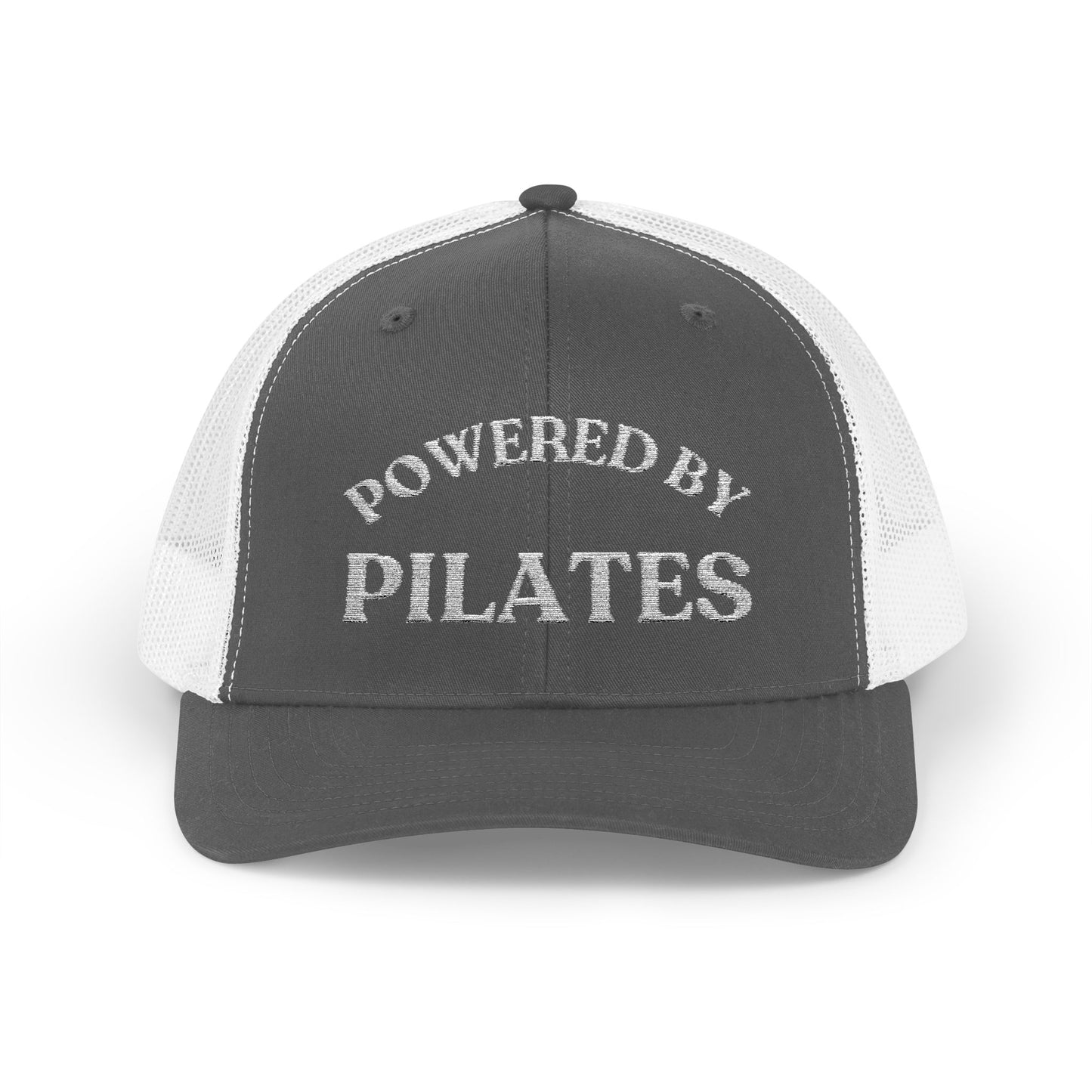 Powered by Pilates Embroidered Trucker Hat