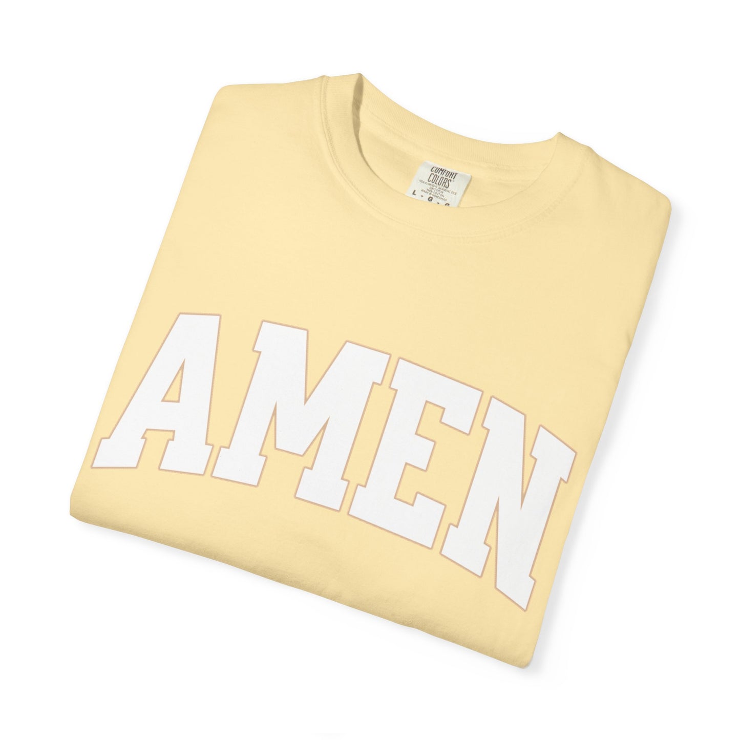 Varsity Amen Comfort Colors T-Shirt