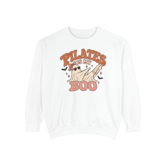 Pilates Is My Boo Lightweight Comfort Colors Sweatshirt