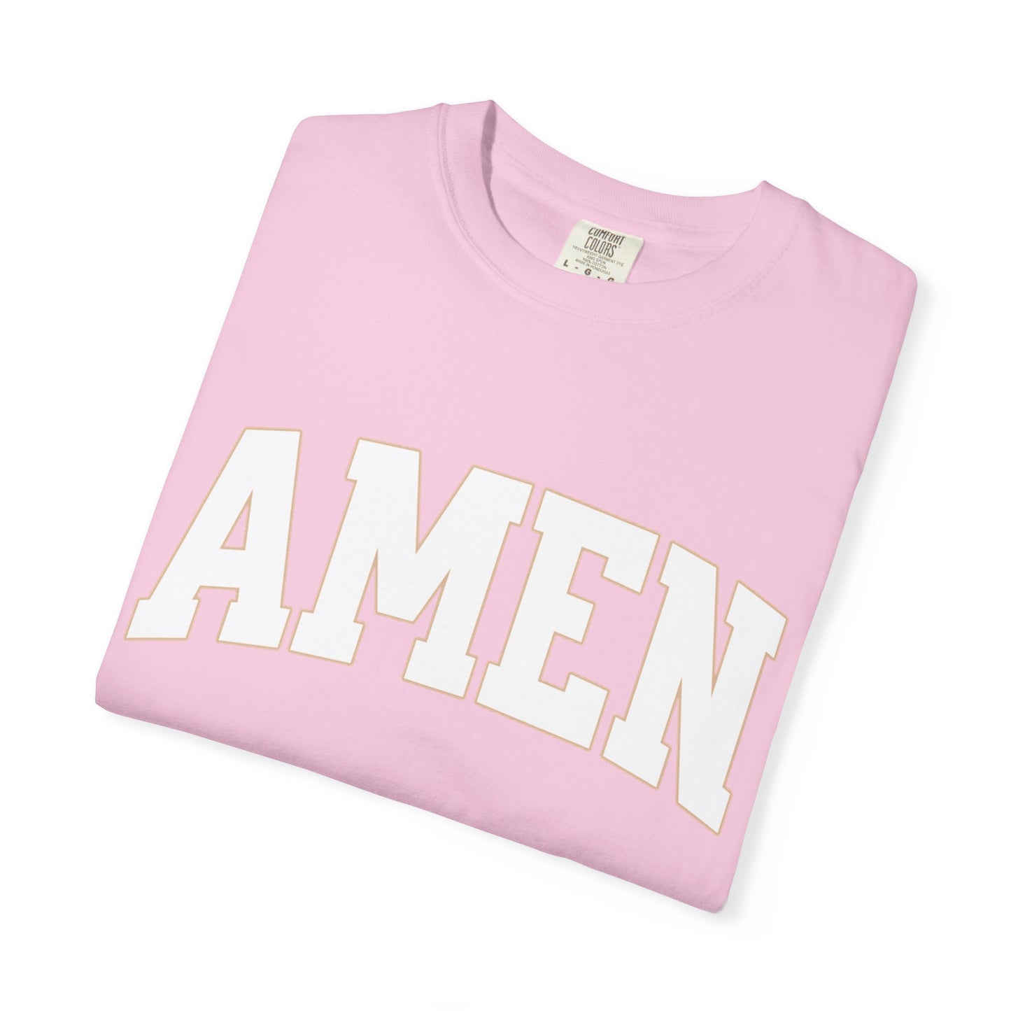Varsity Amen Comfort Colors T-Shirt