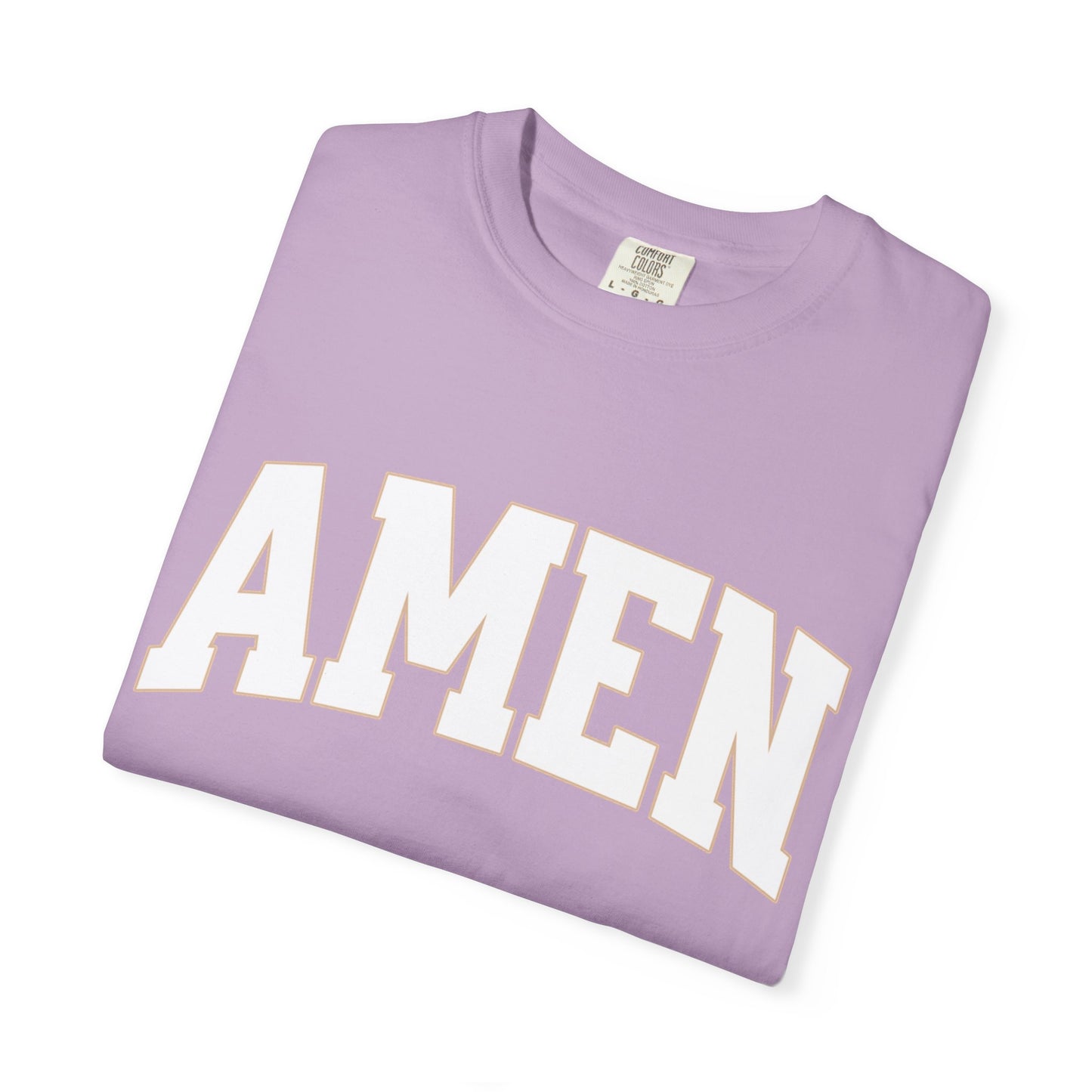 Varsity Amen Comfort Colors T-Shirt