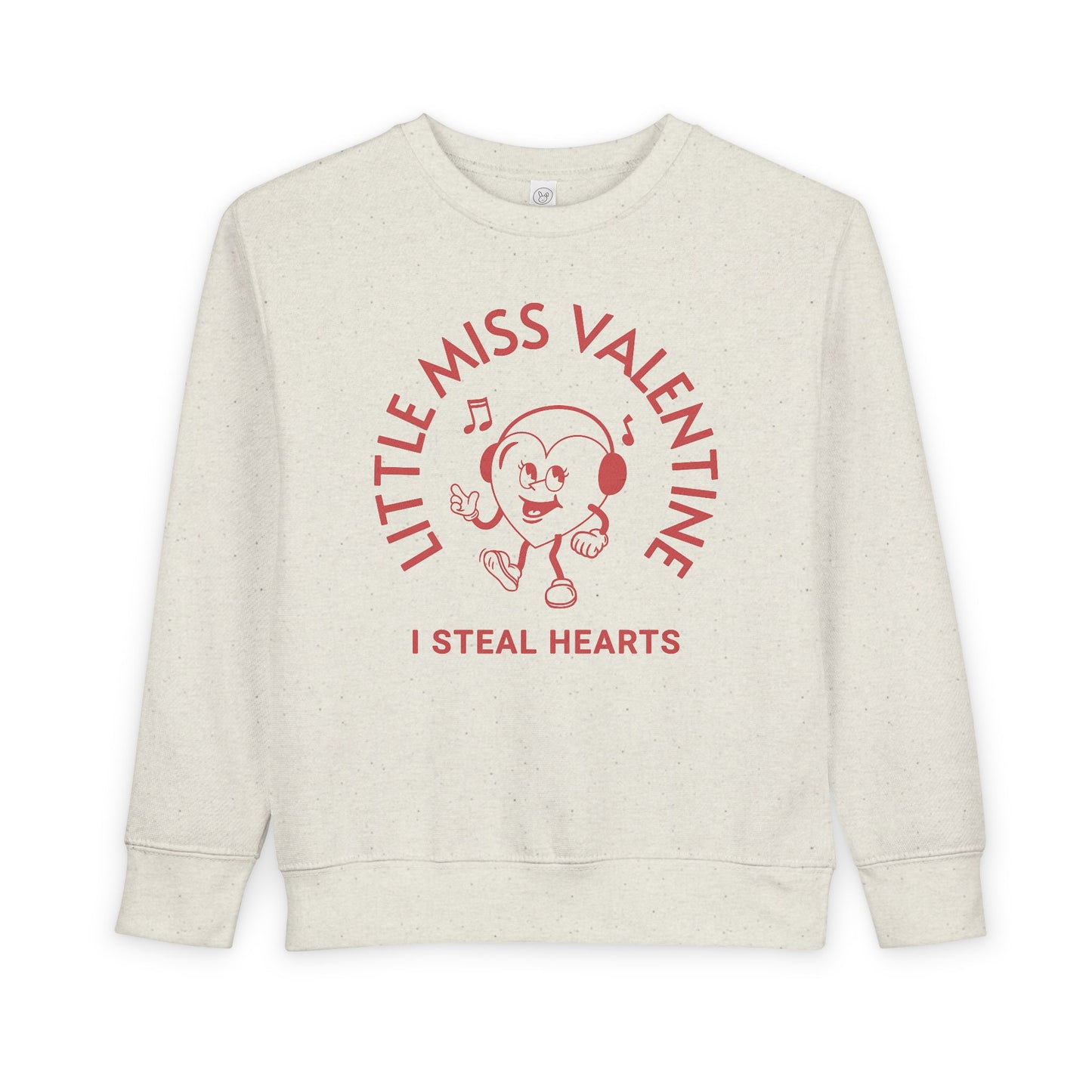 Little Miss Valentine Toddler Sweatshirt