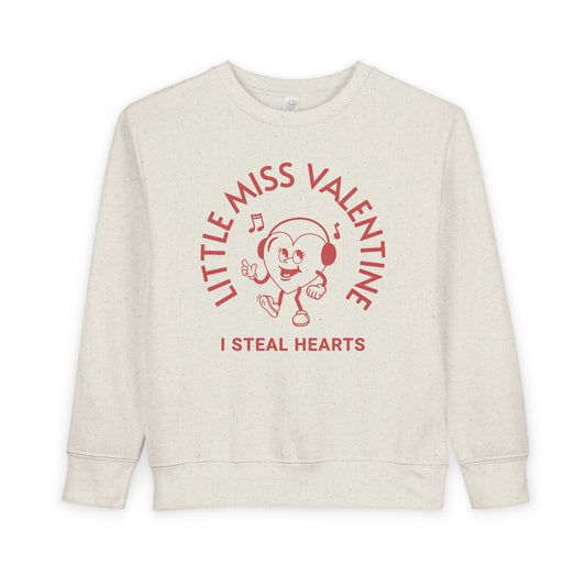 Little Miss Valentine Toddler Sweatshirt