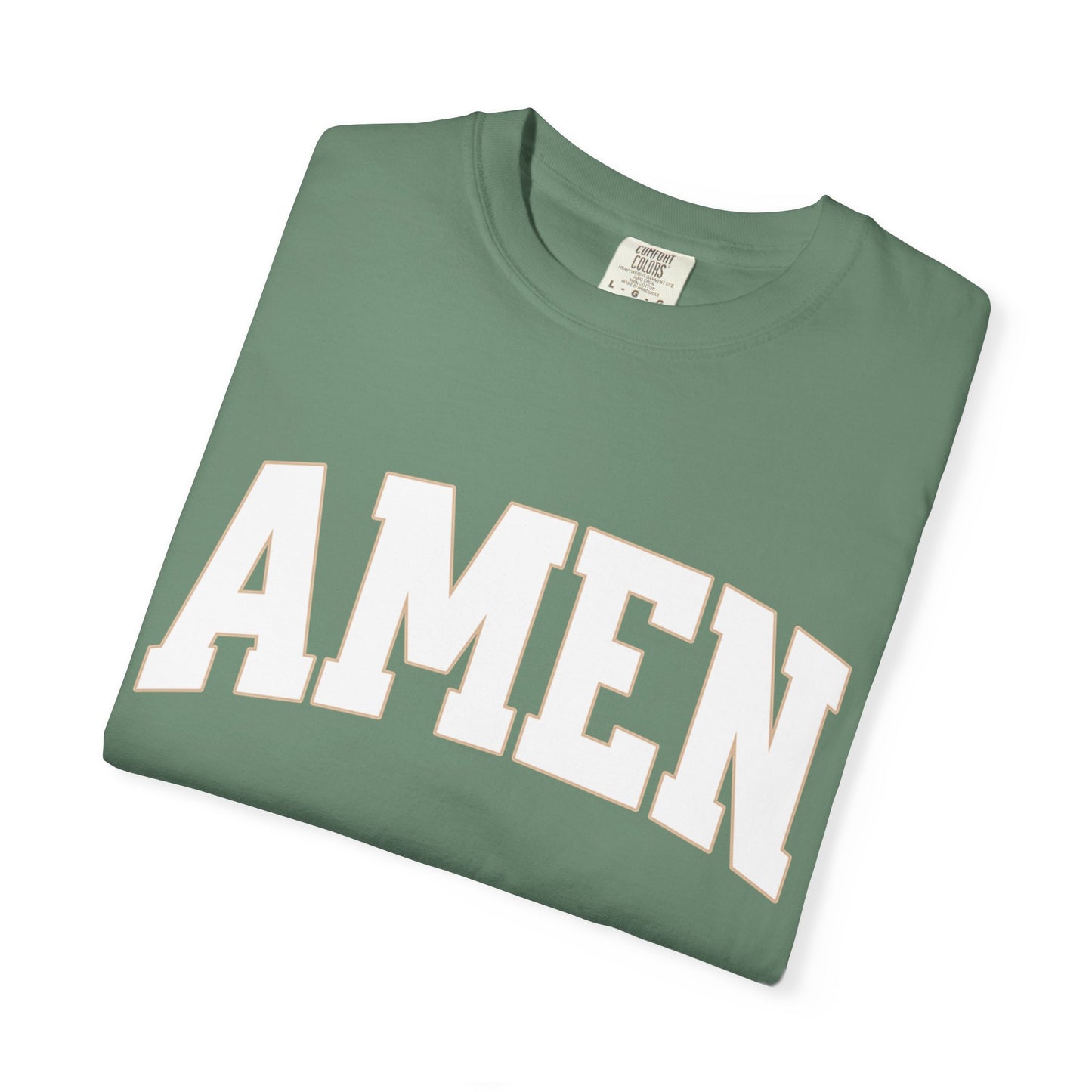 Varsity Amen Comfort Colors T-Shirt