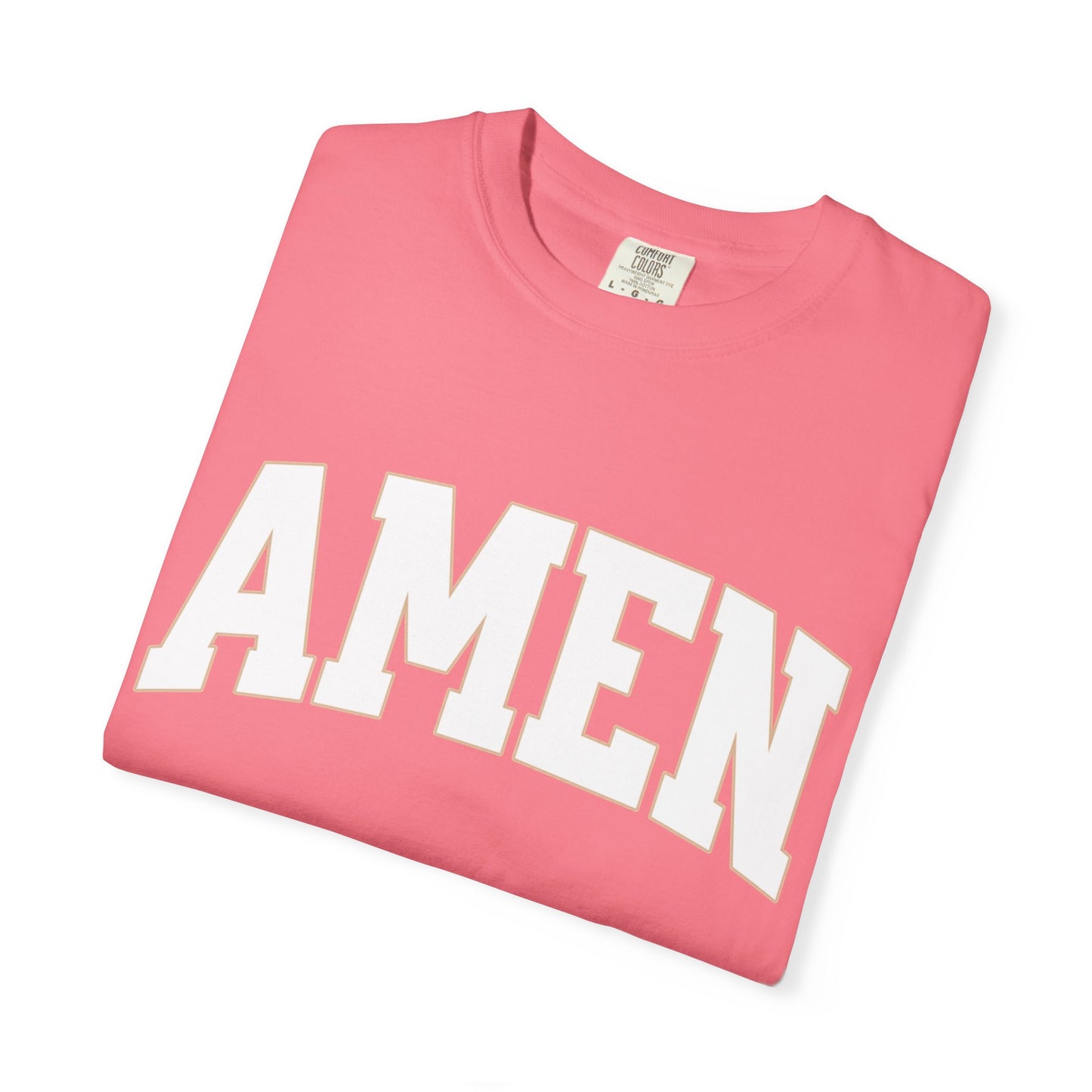 Varsity Amen Comfort Colors T-Shirt
