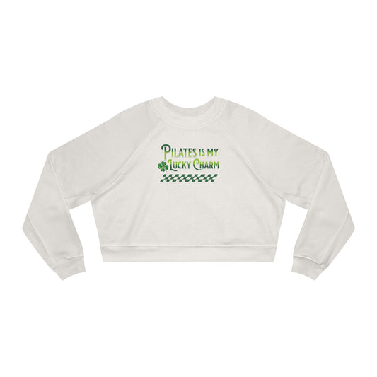 Pilates Is My Lucky Charm Mid Length Fleece Pullover