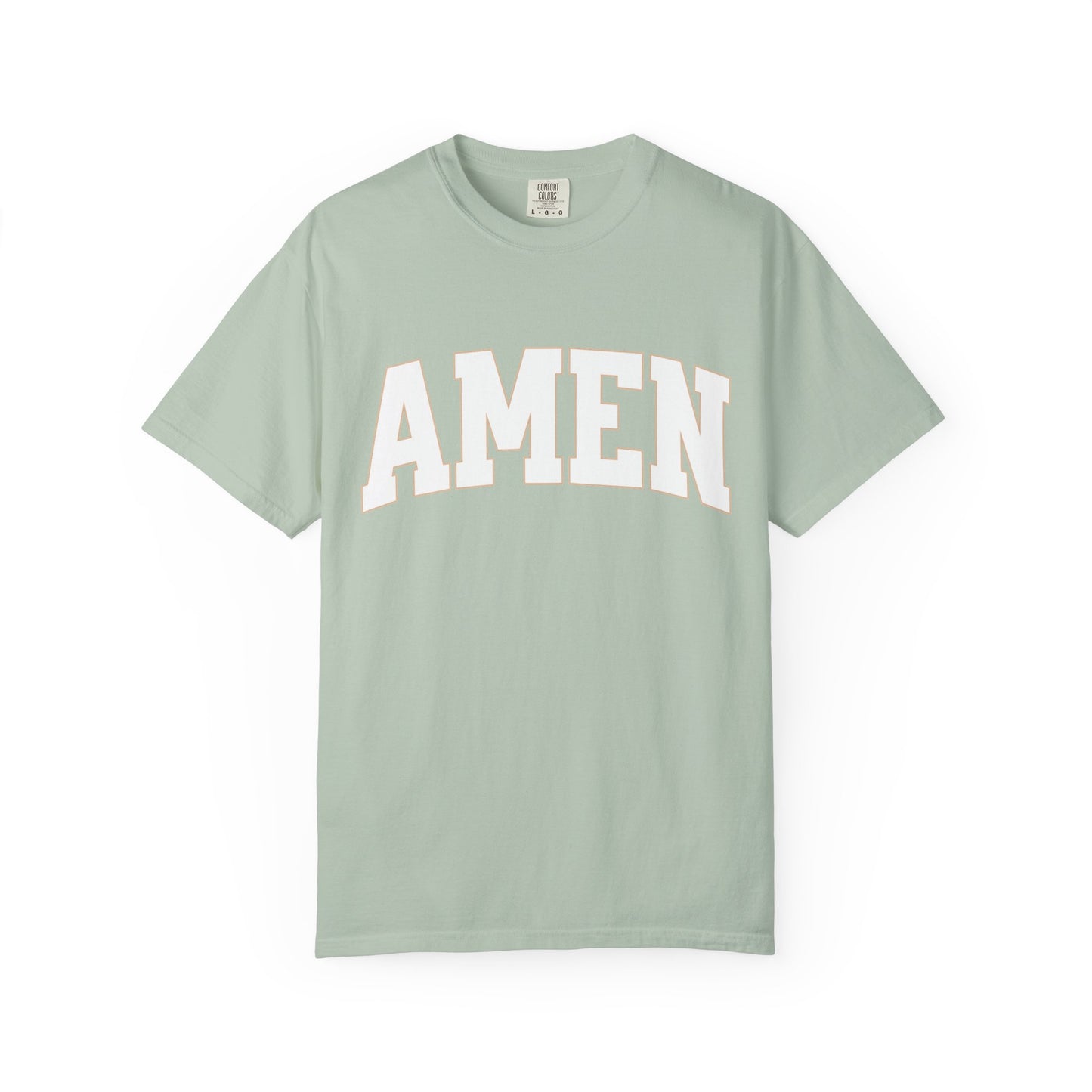 Varsity Amen Comfort Colors T-Shirt